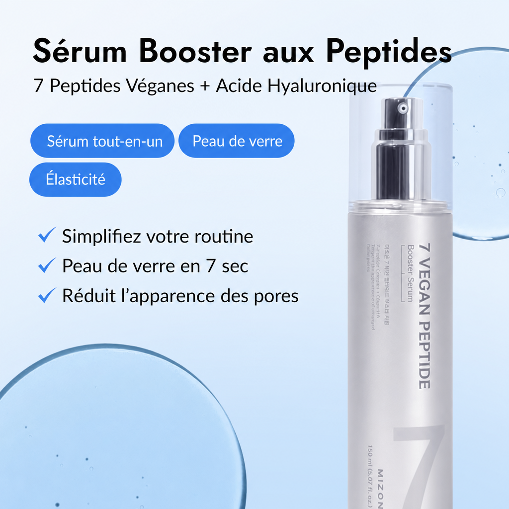 Sérum Visage Peptides Végans – Anti-Âge Naturel