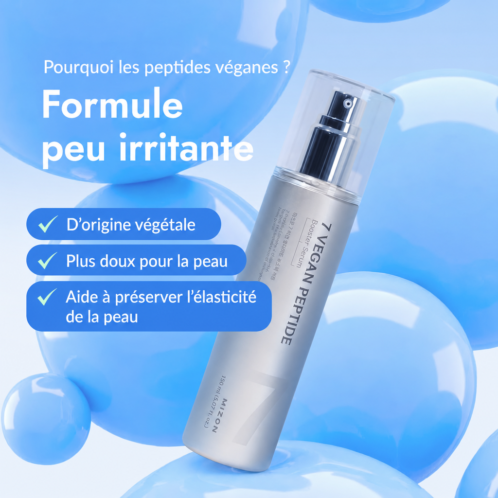 Sérum Visage Peptides Végans – Anti-Âge Naturel