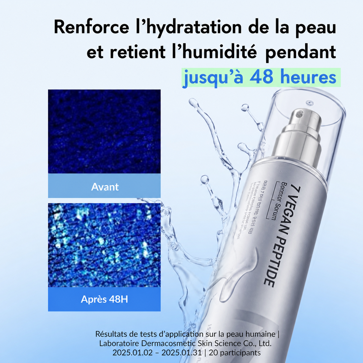 Sérum Visage Peptides Végans – Anti-Âge Naturel
