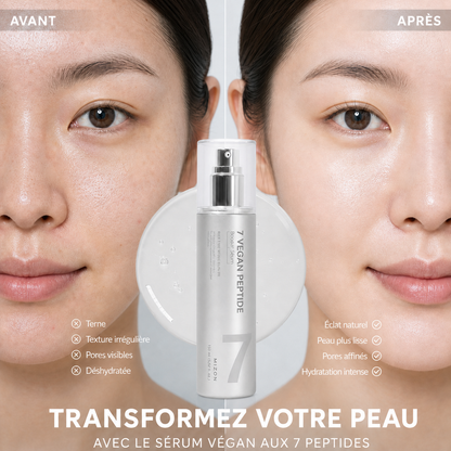 Sérum Visage Peptides Végans – Anti-Âge Naturel