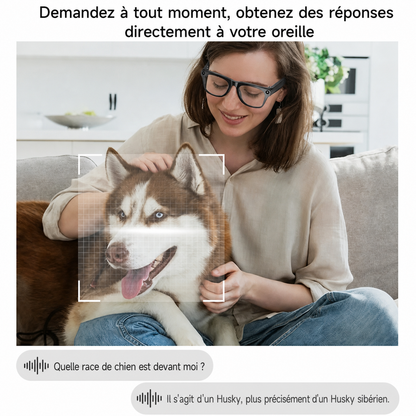Lunettes Caméra IA 4K